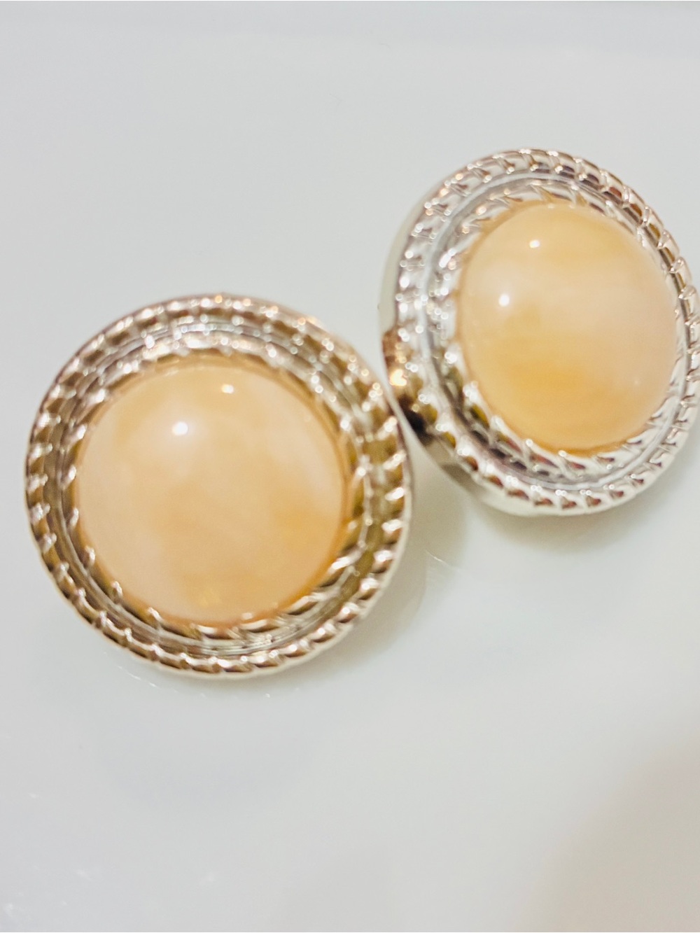 French vintage style stud earrings